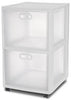 Sterilite 8.5 cu ft White Drawer 24.625 in. H X 16 in. W X 18 in. D Stackable