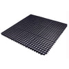 Flexgard Black Rubber Nonslip Anti Fatigue Mat 36 In. L X 36 In. W