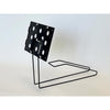 Black Metal Pallet Sign Holder 7 in. H X 11 in. W - Open Box