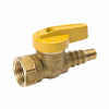 Homewerks Texas Pattern 1/2 in. Brass Flare x FIP Gas Ball Valve