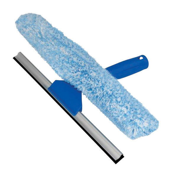 Professional Window Cleaning Kit,11-Inch Squeegee with Microfiber