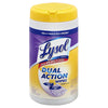 Lysol Dual Action Fiber Weave Antibacterial Wipes 75 pk (Pack of 6)