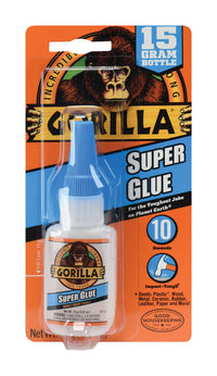 Gorilla High Strength Clear Super Glue 15 gm (Pack of 12)