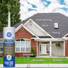 GE Advanced White Silicone 2 Window and Door Caulk Sealant 10.1 oz (Pack of 12)