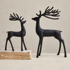 Creative Co-Op Black Reindeer Table Decor 18 in. (Pack of 2)