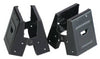 Fulton Black Steel Enamel Light Duty Sawhorse Bracket 2 H x 4 W in.