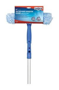 Unger Commercial & Residential Microfiber Window Cleaning Kit 10 W in. with Handle