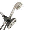 Waterpik Brushed Nickel 12 settings Showerhead Combo 1.8 gpm