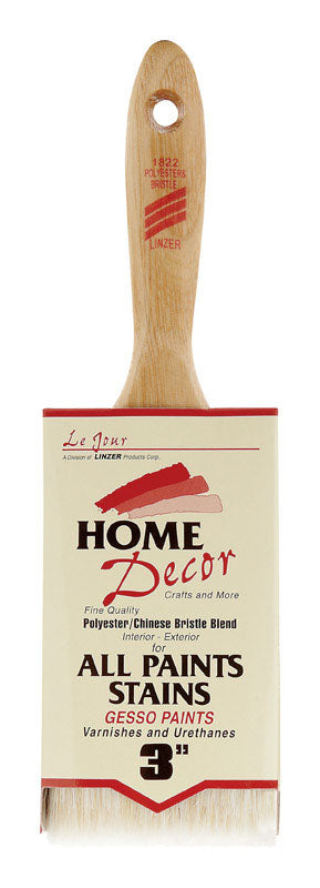 Linzer Home Decor 3 in. W Flat Paint Brush (Pack of 12)