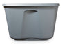 Homz 23.5 in. H x 17.5 in. W x 15.5 in. D Stackable Storage Tote (Pack of 8)