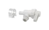 Flair-It PexLock 1/2 in. PEX X 3/8 in. Compression Plastic Angle Stop Valve - Deal of The Week