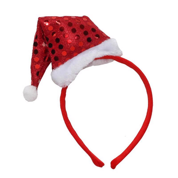 MINI DIADEMA GORRO DE SANTA