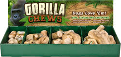 Gorilla Chew For Dogs Display
