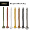 Deck Plus No. 10  x 2-1/2 in. L Star Flat Head Exterior Deck Screws 25 lb.