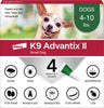 Bayer K9 Advantix II Imidacloprid/Permethrin/Pyriproxyfen Dog Flea Drops 0.056 oz.