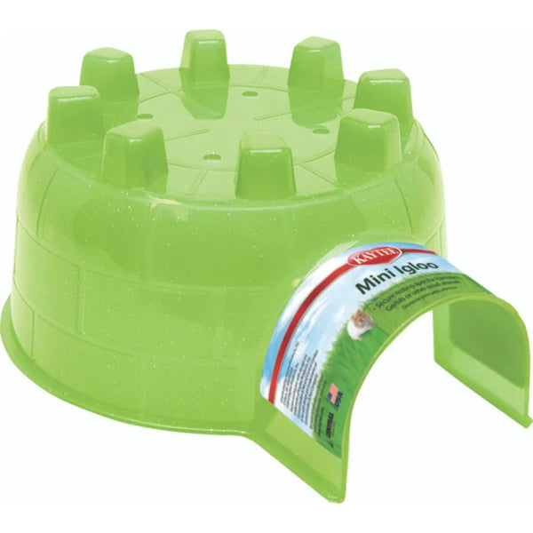 Kaytee Igloo Hideout Mini Durable Plastic Shelter for Hamsters, Gerbils, Mice, and Other Small Animals - Deal of The Week