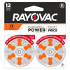 Rayovac Zinc Air 13 1.45 V Hearing Aid Battery 12 pk