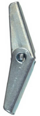 Hillman 1/8 inch in. D X 1/8 in. L Round Zinc-Plated Steel Toggle Wing 100 pk