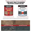 Minwax Wood Finish Semi-Transparent English Chestnut Oil-Based Oil Wood Stain 1 qt.