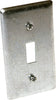 Raco Rectangle Steel 1 gang Box Cover