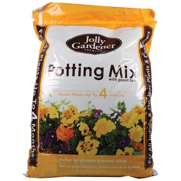 Jolly Gardener Premium Potting Mix W/Plant Food, 2 Cu Ft.