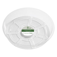 Crescent Garden 1.5 in. H X 8 in. D Plastic Plant Saucer Clear (Pack of 25)