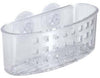 iDesign Clear Plastic Sponge and Scrubber Holder