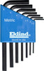 Eklind Assorted  Metric Short Arm Hex L-Key Set(Pack of 6)