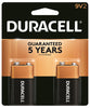 Duracell - Battery Alkaline All Purpose 9 V - Case of 12 - 2 PK