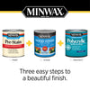 Minwax Wood Finish Solid Classic Gray Water-Based Wood Stain 1 qt