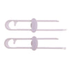 Dreambaby White Plastic Cabinet Slide Locks 2 pk