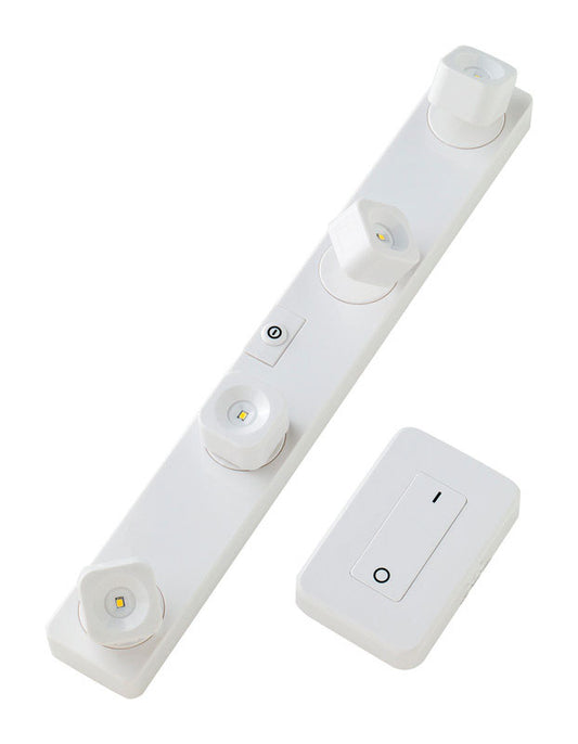 Fulcrum Light It! 12.5 in. L White Battery Powered Strip Light 55 lm