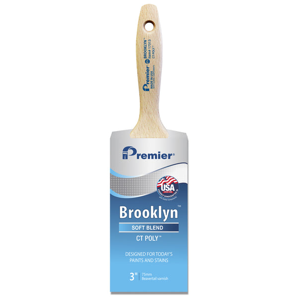 Brocha para pintura Premier Brooklyn de 3 pulgadas de ancho con cincel suave