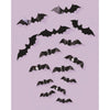Fun World 3D Bats Stickers Halloween Decor (Pack of 12)