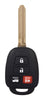 KeyStart Renewal KitAdvanced Remote Automotive Replacement Key TOY060H Double For Toyota