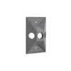 Bell Rectangle Die cast Aluminum 1 gang Weatherproof Cover