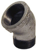 STZ Industries 1-1/4 in. FIP X 1-1/4 in. D MIP Galvanized Malleable Iron 45 degree Street Elbow