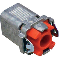 Sigma Electric ProConnex 3/8 in. D Die-Cast Zinc Double Snap Lock Connector For AC, MC and FMC/RWFMC