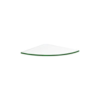 Dolle 0.31 in. H X 11.8 in. W X 11.8 in. D Clear Glass Corner Shelf (Pack of 3)