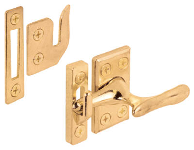 Prime-Line Brass-Plated Die-Cast Zinc Casement Lock 1 pk