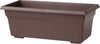 Countryside Flower Box Planter Brown 24 in – Durable Window and Deck Planter with Matte Finish - Deal of The Week