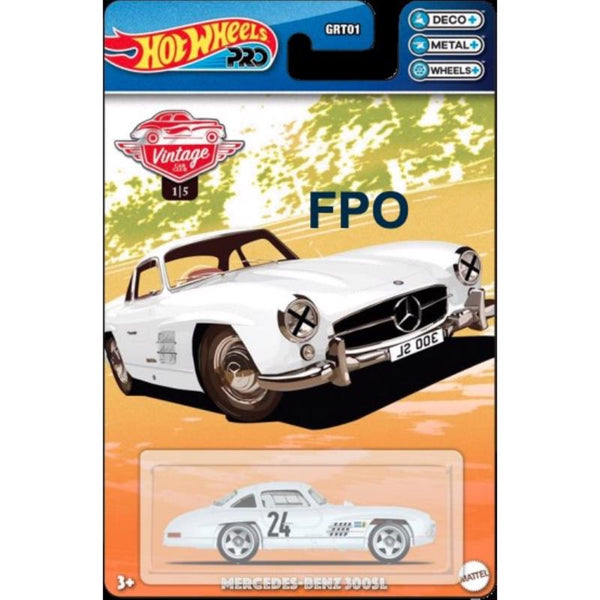 Coches clásicos Hot Wheels de metal blanco (paquete de 10)