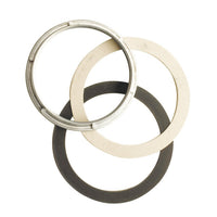Plumb Pak 3-1/2 in. Natural Chrome Sink Strainer Locknuts