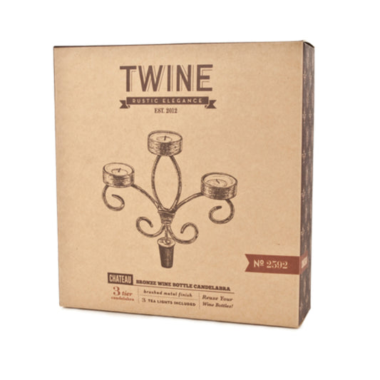 TWINE Copper Wine Bottle Candles