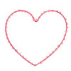 Celebrations Heart Silhouette Window Decor Metal 1 pk