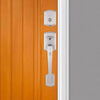 Kwikset Prescott Satin Nickel Entry Handleset 1-3/4 in.