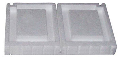 Construction Metals 5.5 in. H X 7.75 in. W White Polystyrene Vent Plug