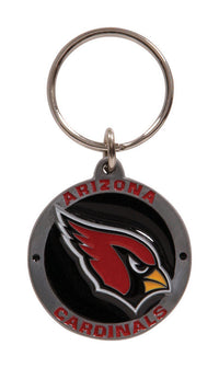 Hillman Arizona Cardinals Metal Pink Key Chain (Pack of 3).