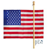 Valley Forge American Flag Set 30 in. H X 4 ft. W