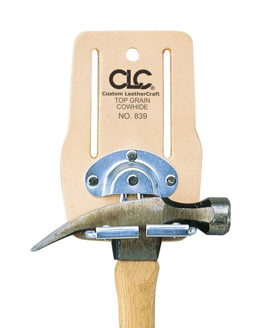 CLC Leather Snap-In Hammer Holder 4.12 in. L X 7.5 in. H Beige